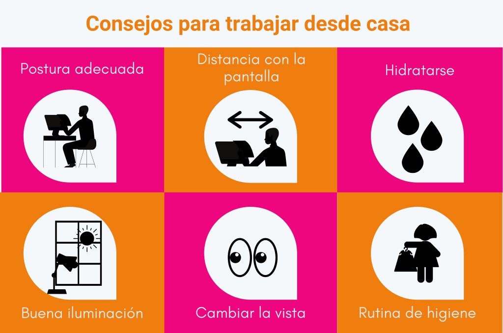 Consejos para trabajar desde casa