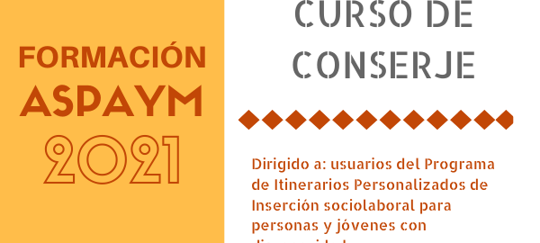 Formación ASPAYM 2021: Curso de conserje en León