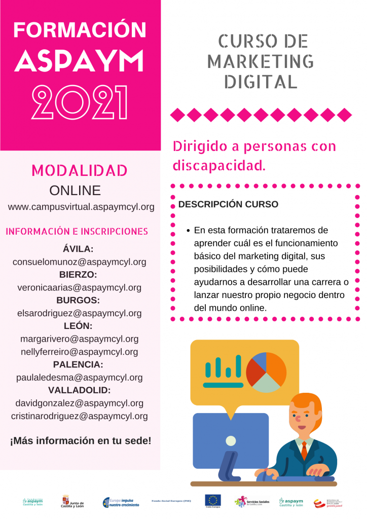 Formación ASPAYM 2021 - Curso de marketing digital