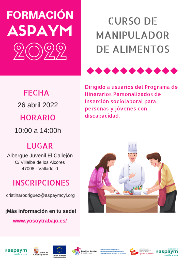 Curso de manipulador de alimentos.