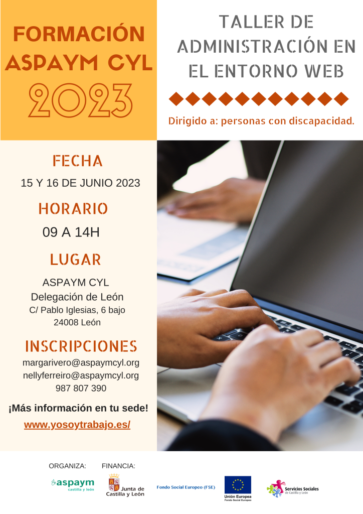 Taller de administración en el entorno web en León